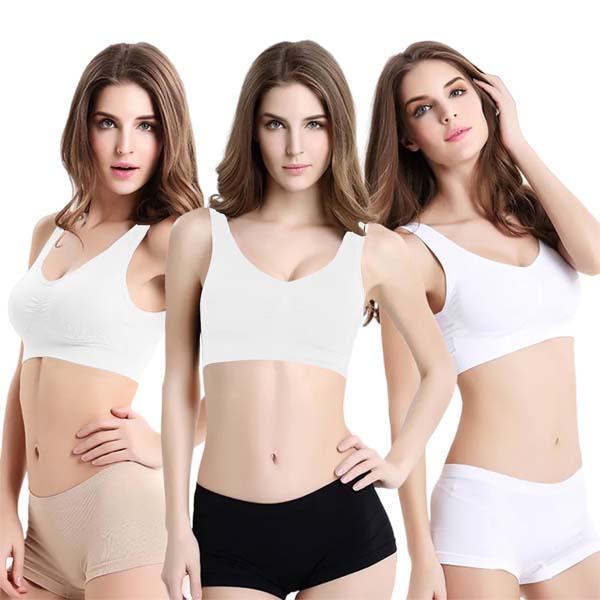 Womens Multipack Removable Pads Bra - Prime Fashions